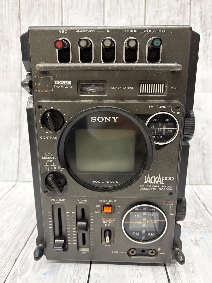 SONY ソニー　JACKAL300 ラジオカセットコーダー　77年製　ジャンク