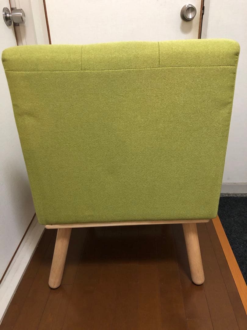 グリーン 1人掛けソファ シンプルモダン