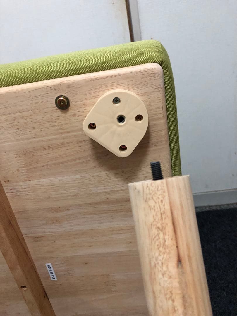 グリーン 1人掛けソファ シンプルモダン