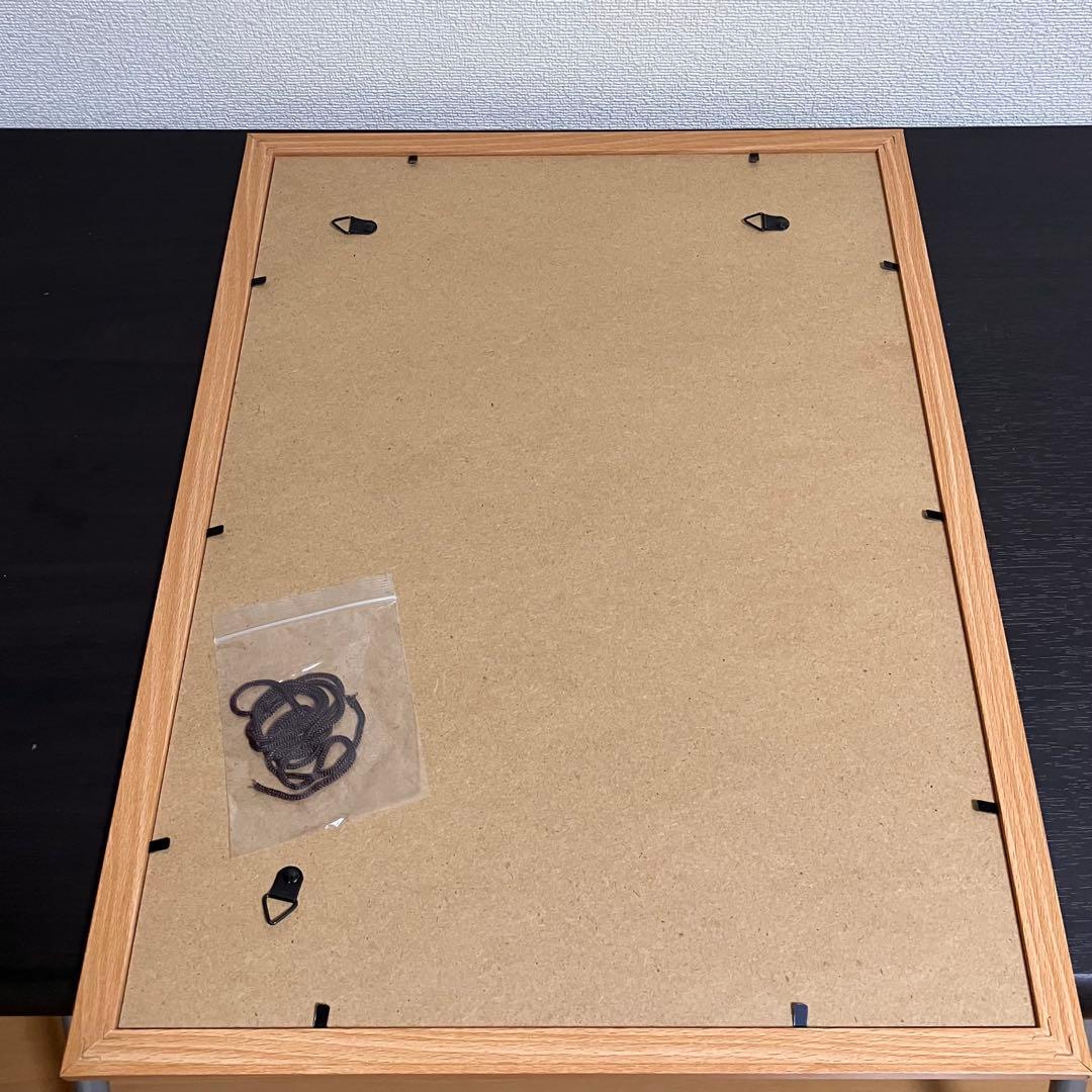 俳優画30 額装品　額縁寸法32.7cm×24.0cm　カラー着色　定款付