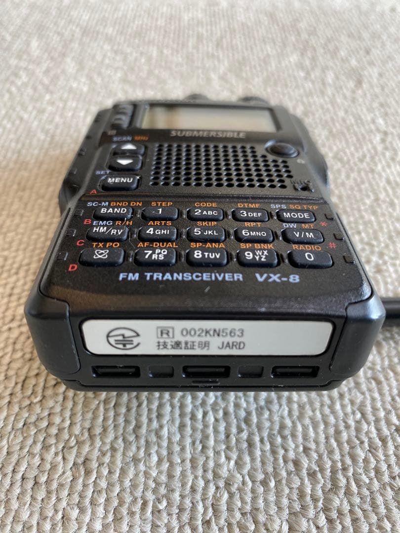 STANDARD VX-8D無線機(八重洲無線)とBluetooth関連品セット