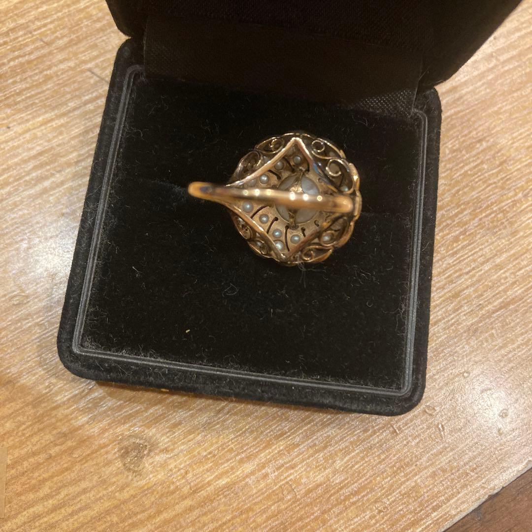 14K シードパールリング