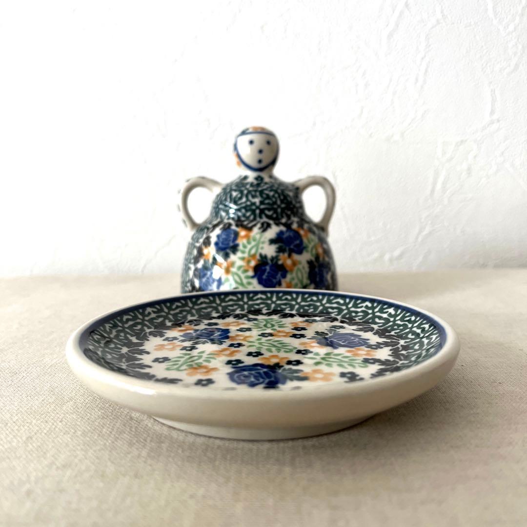 G696 ポーランド製　チーズレディ【未使用】セラミカ