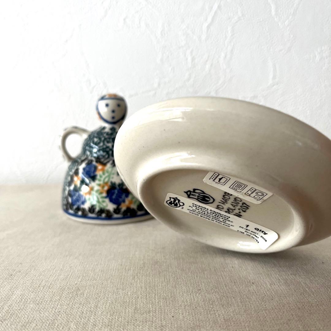 G696 ポーランド製　チーズレディ【未使用】セラミカ