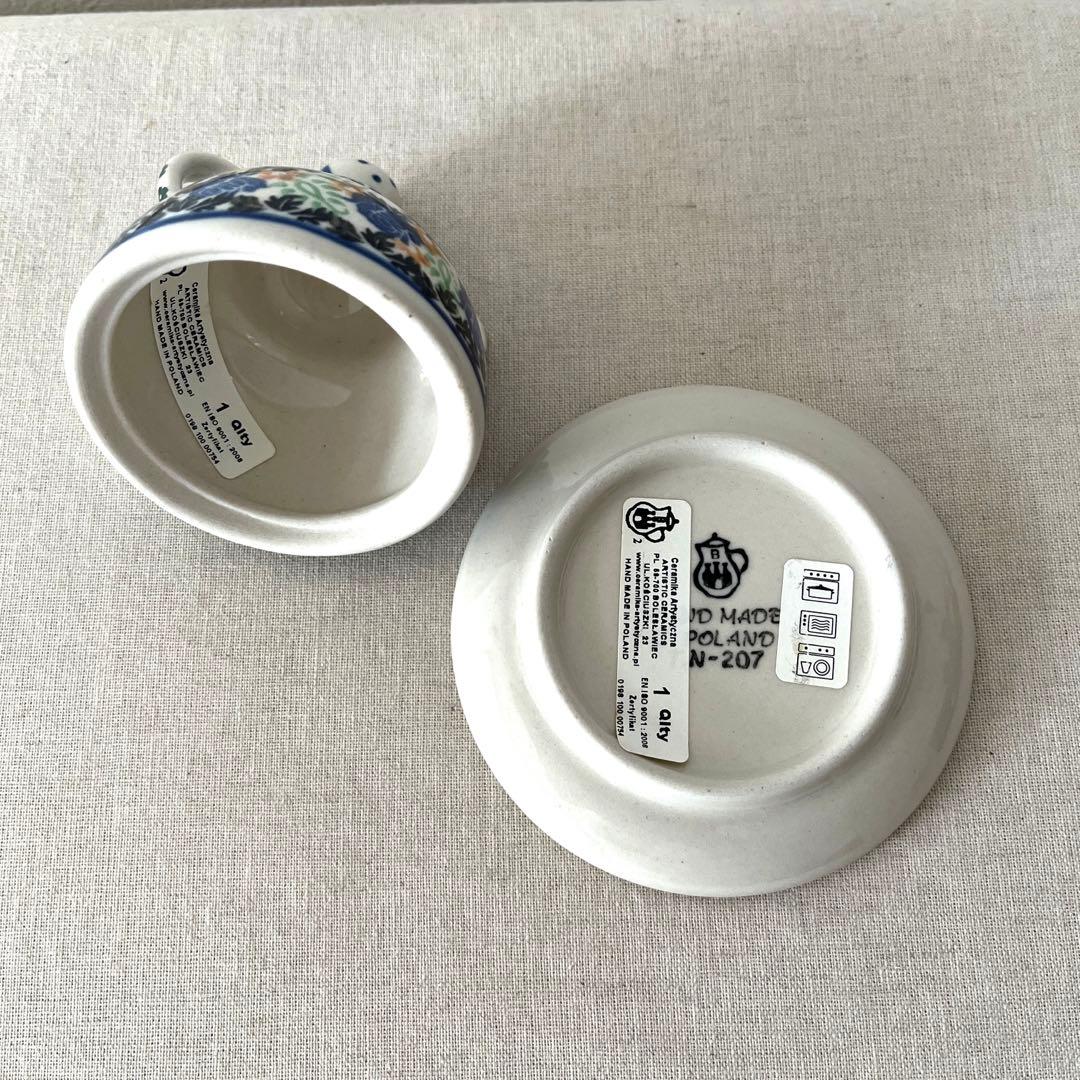 G696 ポーランド製　チーズレディ【未使用】セラミカ