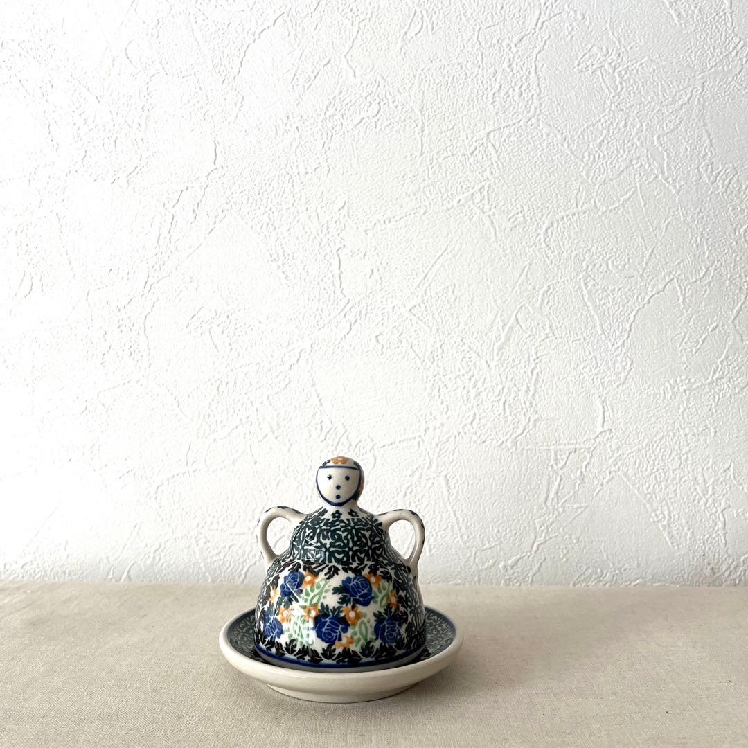 G696 ポーランド製　チーズレディ【未使用】セラミカ