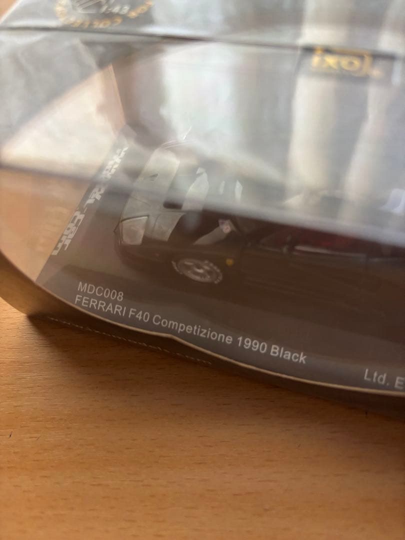 1/43 IXO黒Ferrari F40 Competizione 1990
