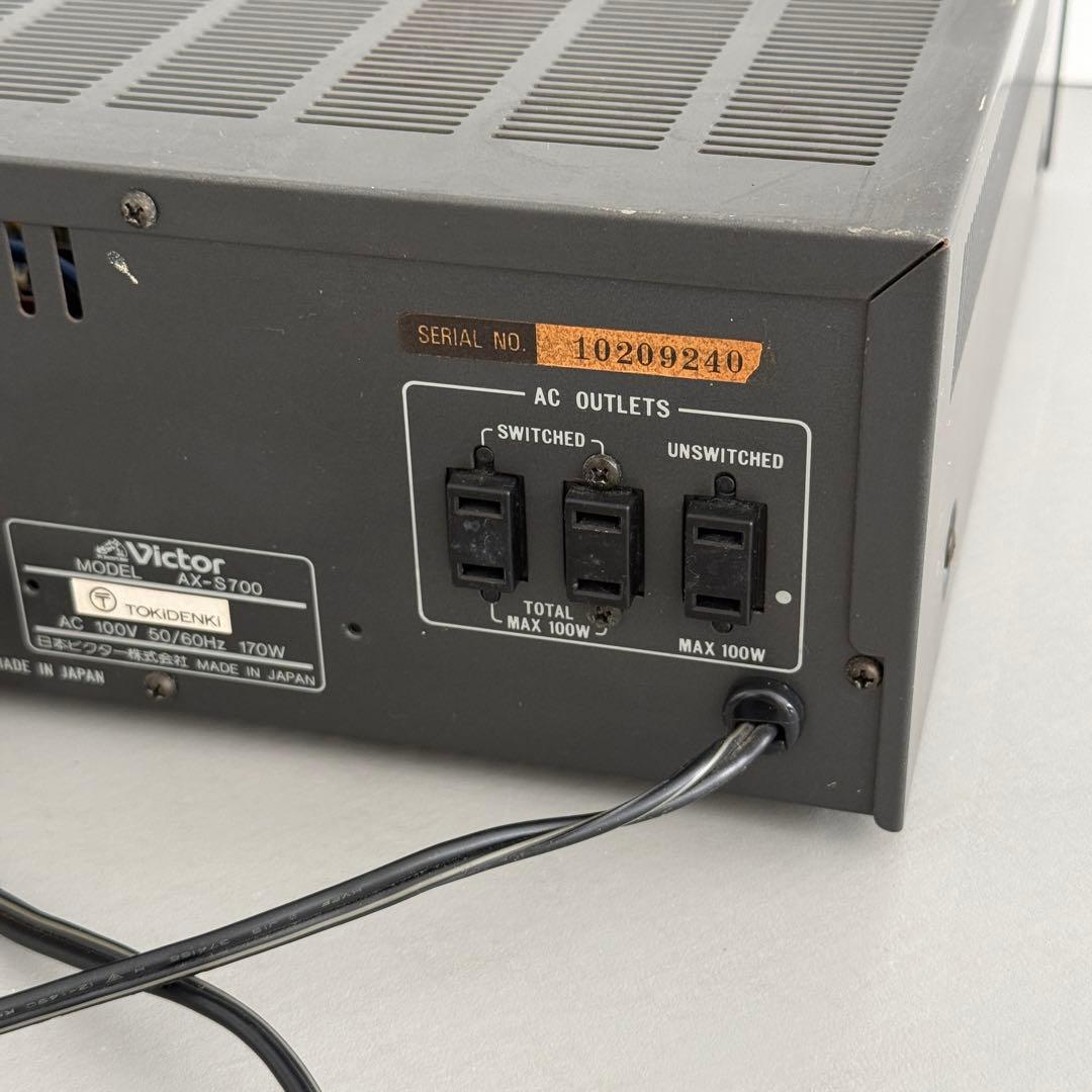 VICTOR　ビクター　プリメインアンプ　AX-S700
