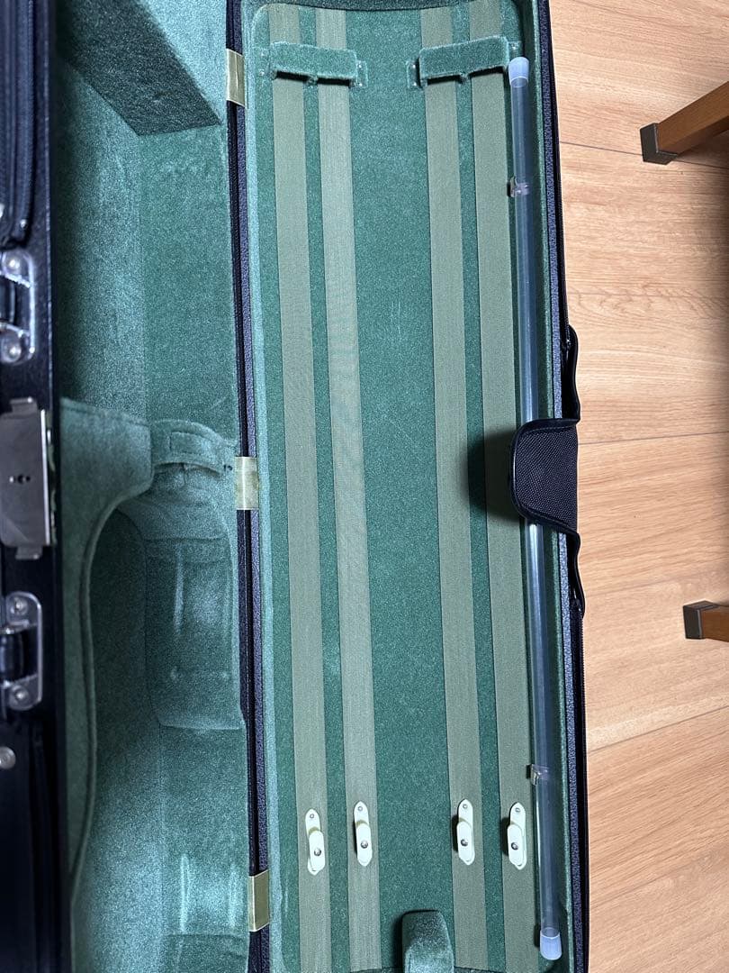 高級　木枠製　バイオリンケース　4/4サイズ　角型　音楽教室　弦楽器　レッスン