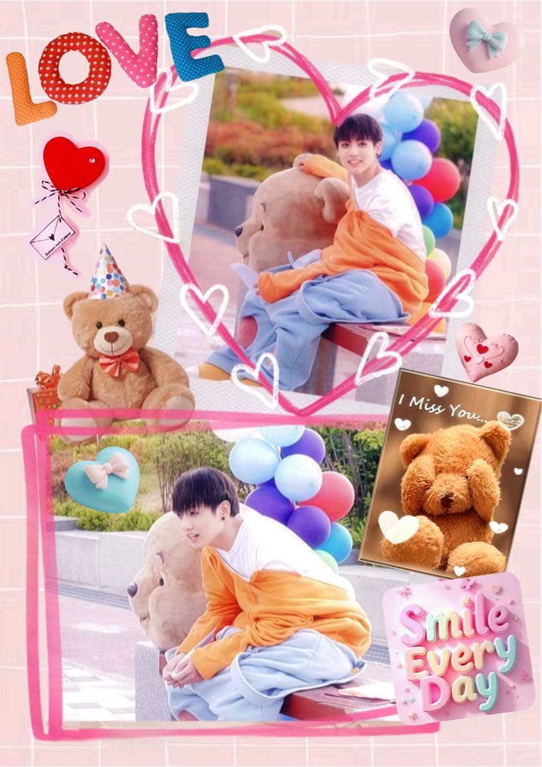 6点　ハミングバード様　ジョングクメイクポーチ