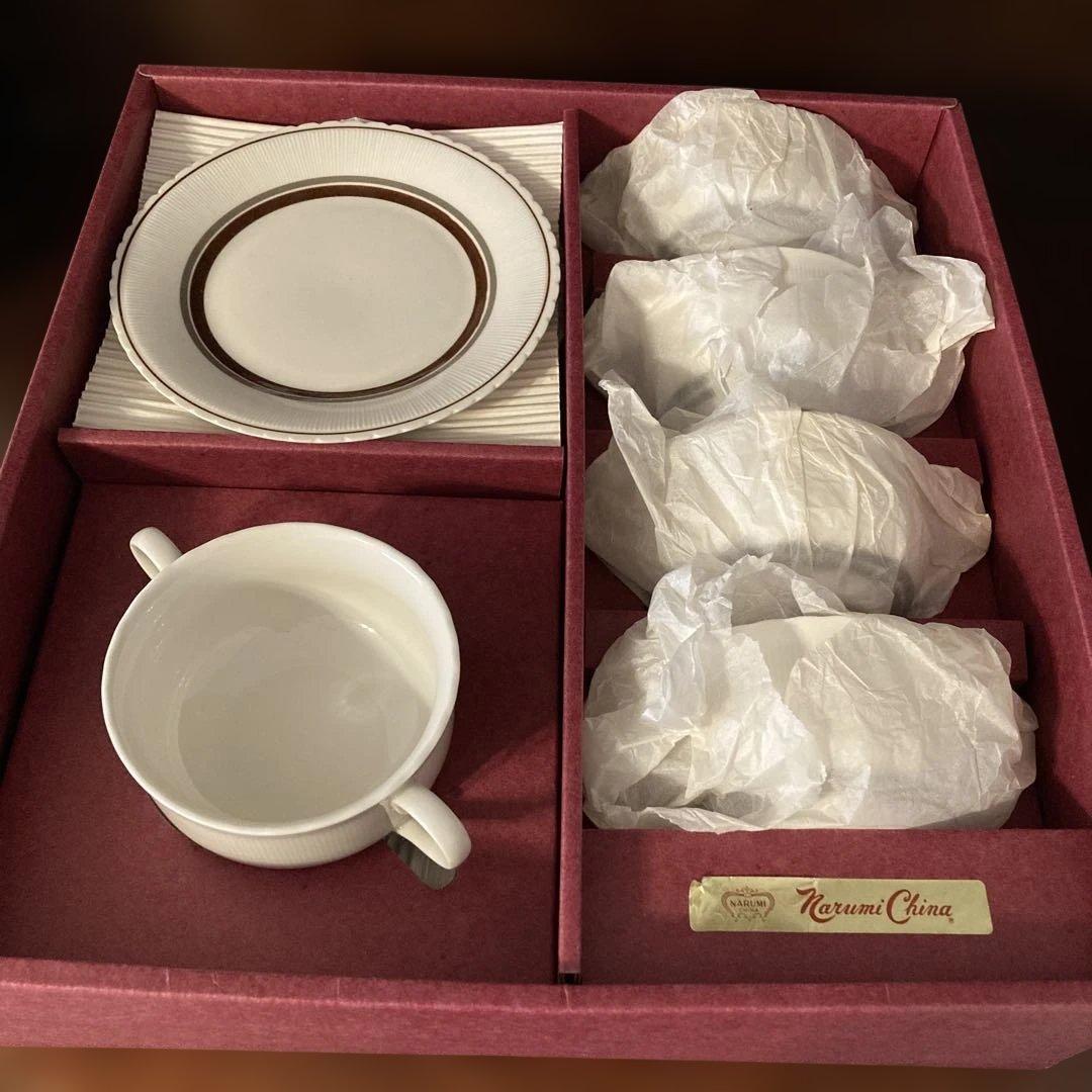 ナルミ NARUMI CHINA スープカップ＆ソーサー　５客