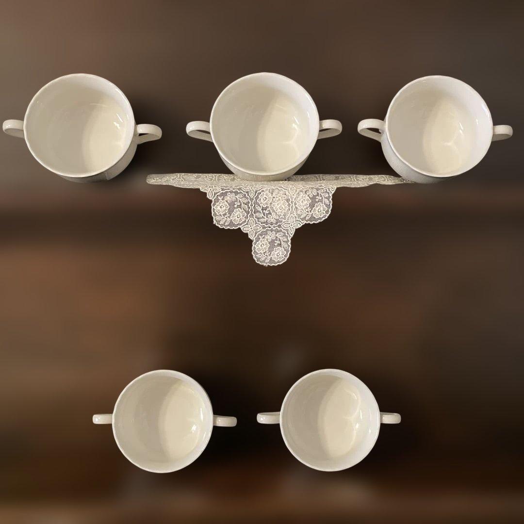 ナルミ NARUMI CHINA スープカップ＆ソーサー　５客