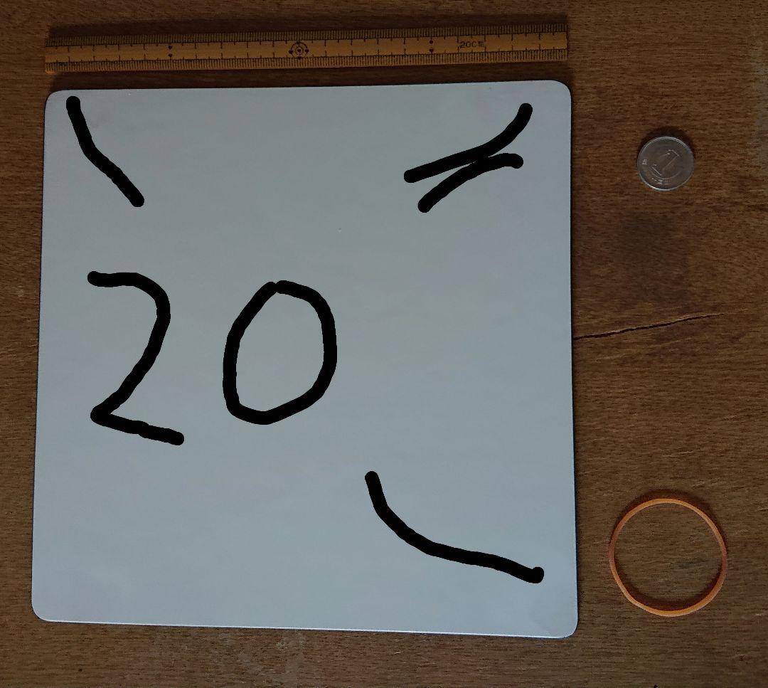 狐のグラスプレート ガラスの板 fox glass plate