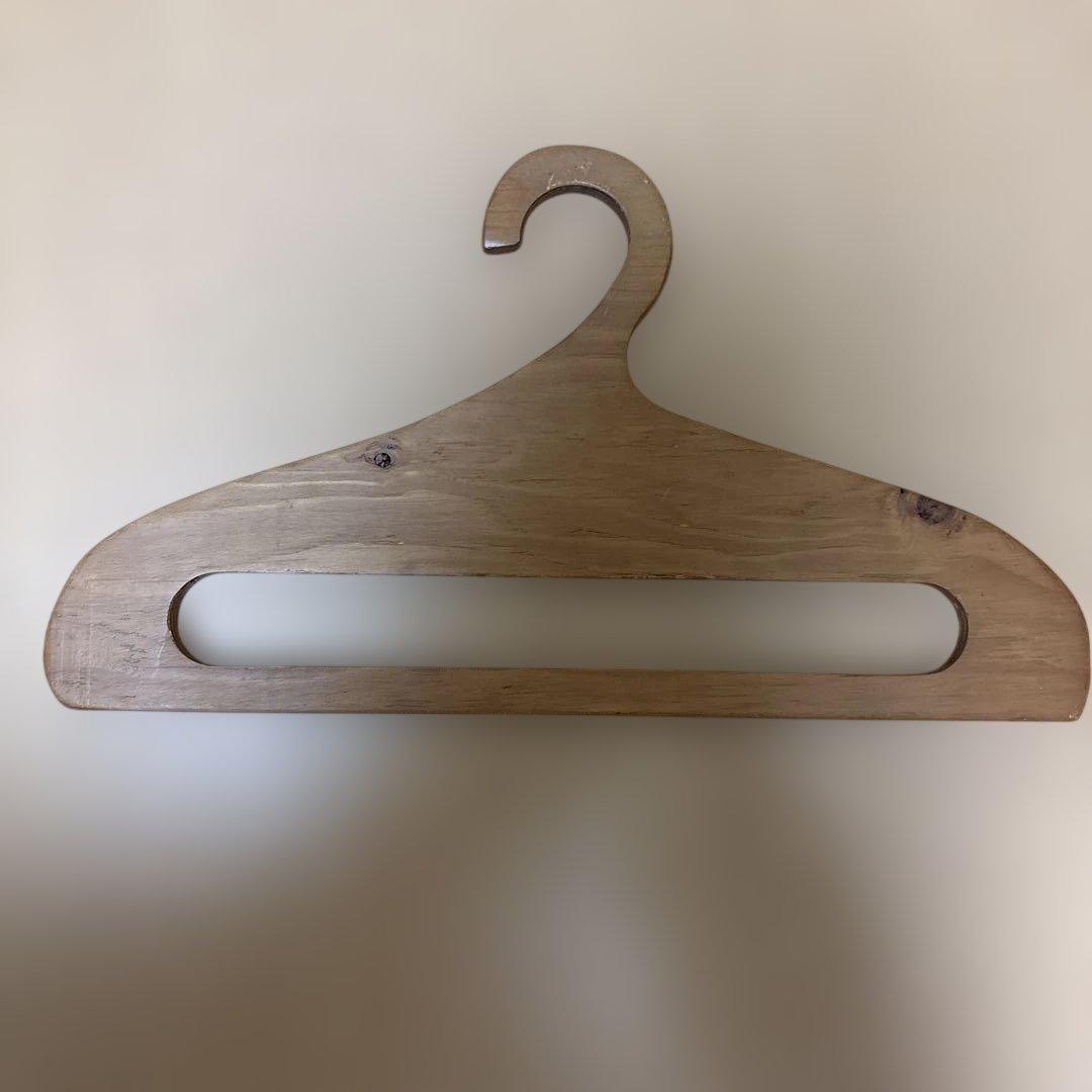アンティーク木製ハンガー 3点セット