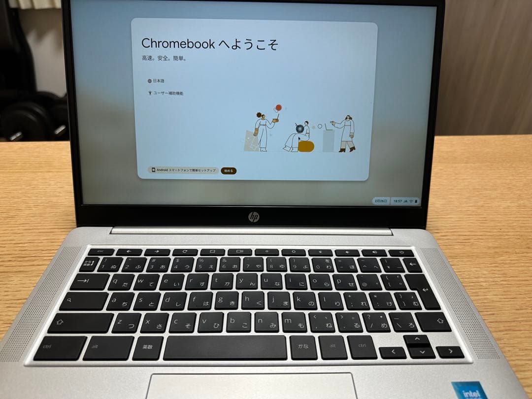 Google Chromebook HP ノートパソコン 14a