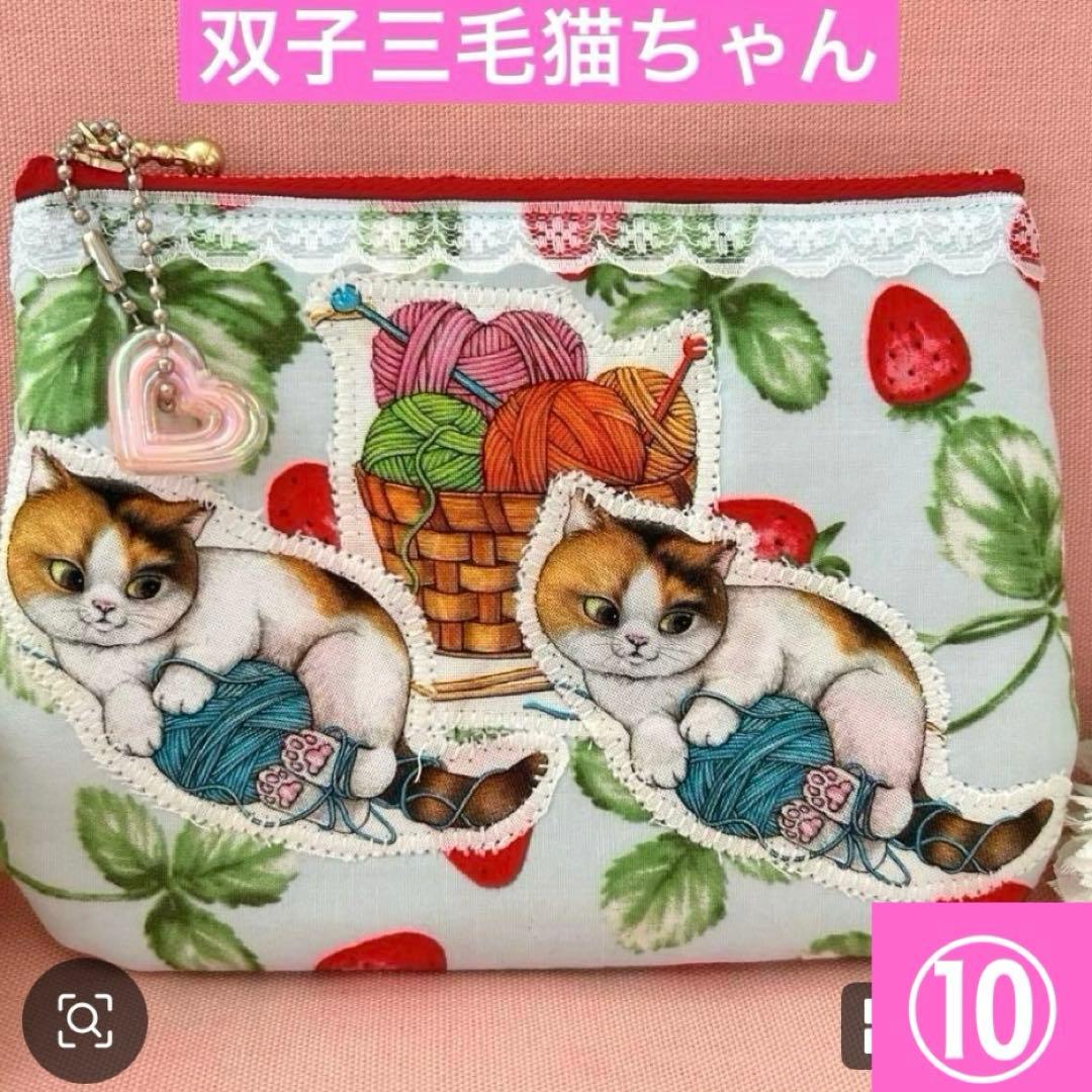 ゆきそら様　新柄リトルヤーンハンターズ　コヤンイサムチョン　ふっくらポーチ