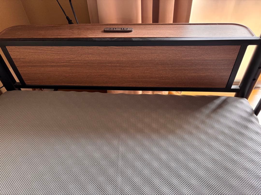 スチールベッド　マットレス付　取りに来ていただける方希望