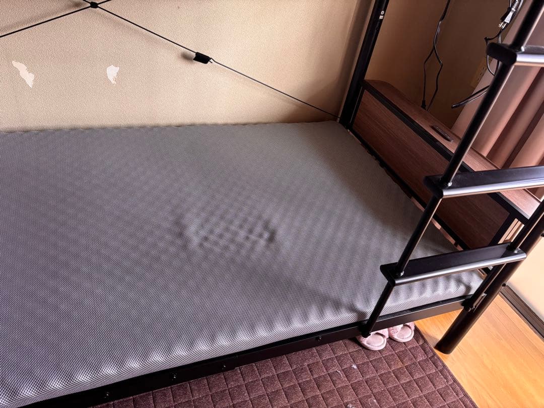スチールベッド　マットレス付　取りに来ていただける方希望