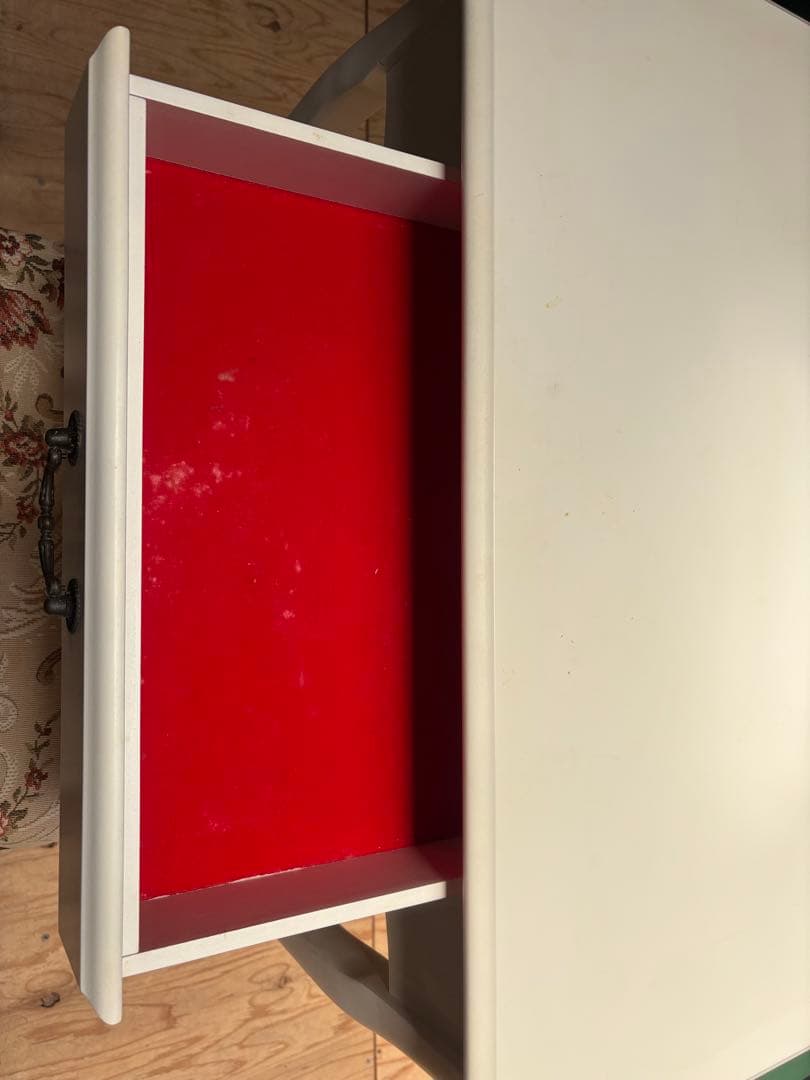 ホワイト 木製 ドレッサー・鏡台