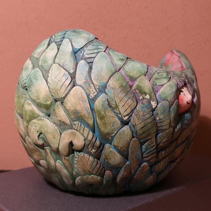 清水人形－11（森の妖精）髙橋千鶴子女史作