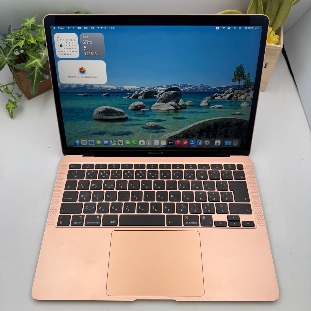 MacBook Air M1 13インチ 2020 8/256 BT 100%