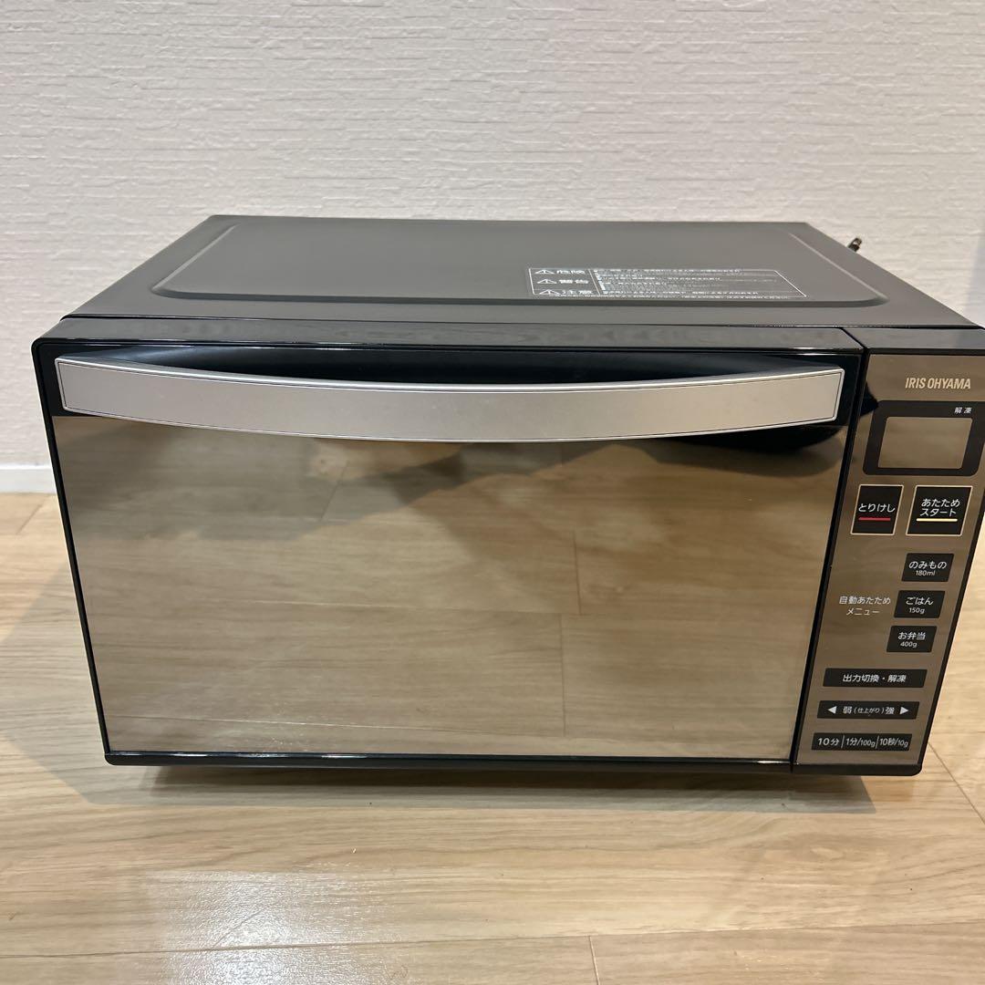 【美品】 アイリスオーヤマ 電子レンジ MO-FM1804-B