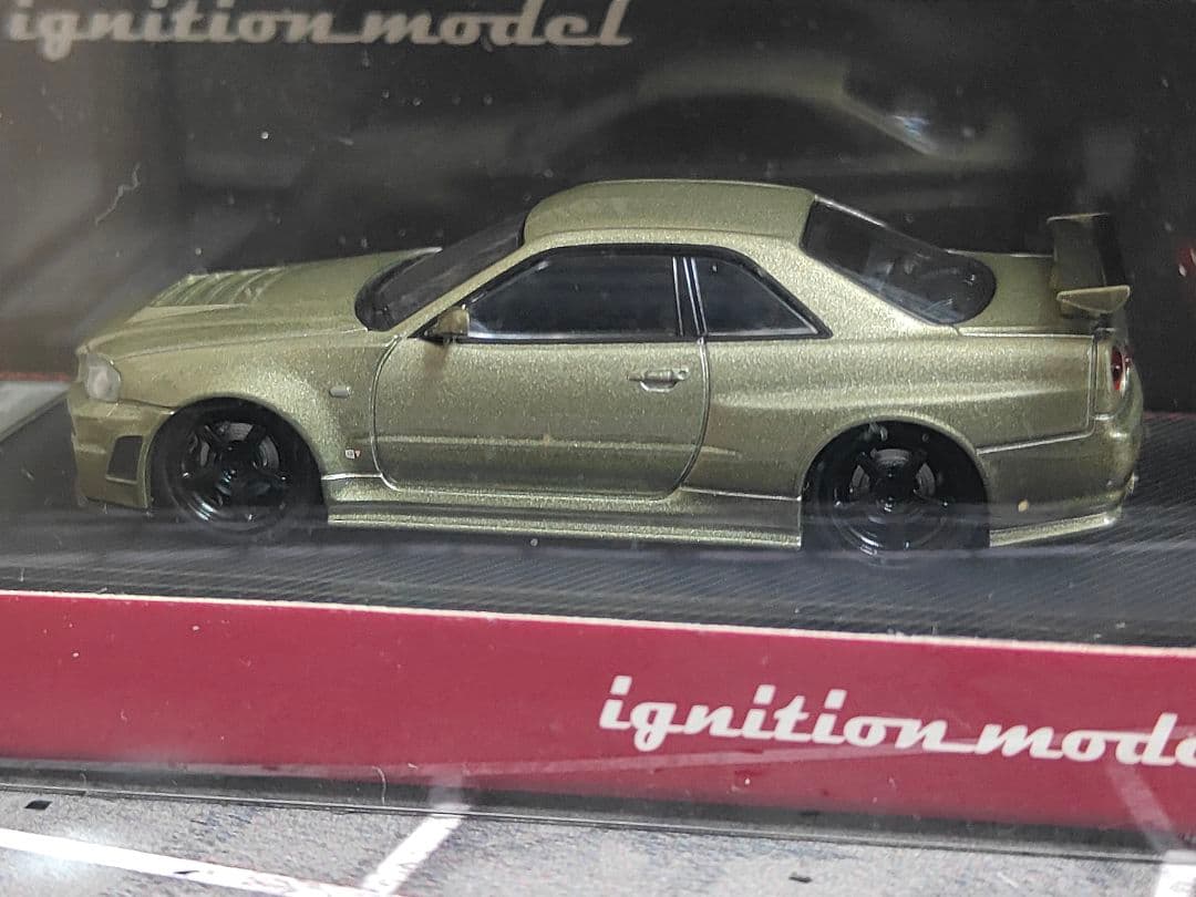 イグニッションモデル　ニスモ　R34GT-R　1/64　ミニカー