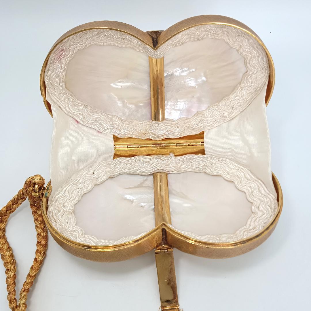 マザーオブパール アンティーク ロザリオケース 小物入れ 母貝　アンティーク