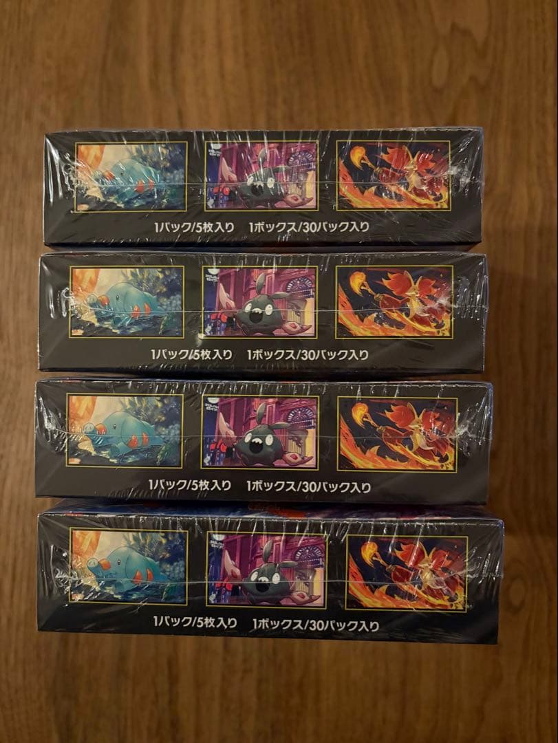 ポケモンカード　ニンジャスピナー　シュリンク付き4BOX