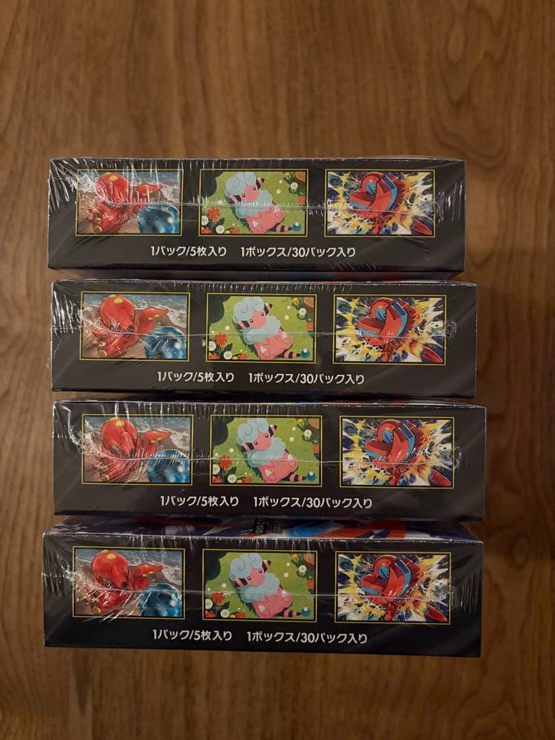 ポケモンカード　ニンジャスピナー　シュリンク付き4BOX