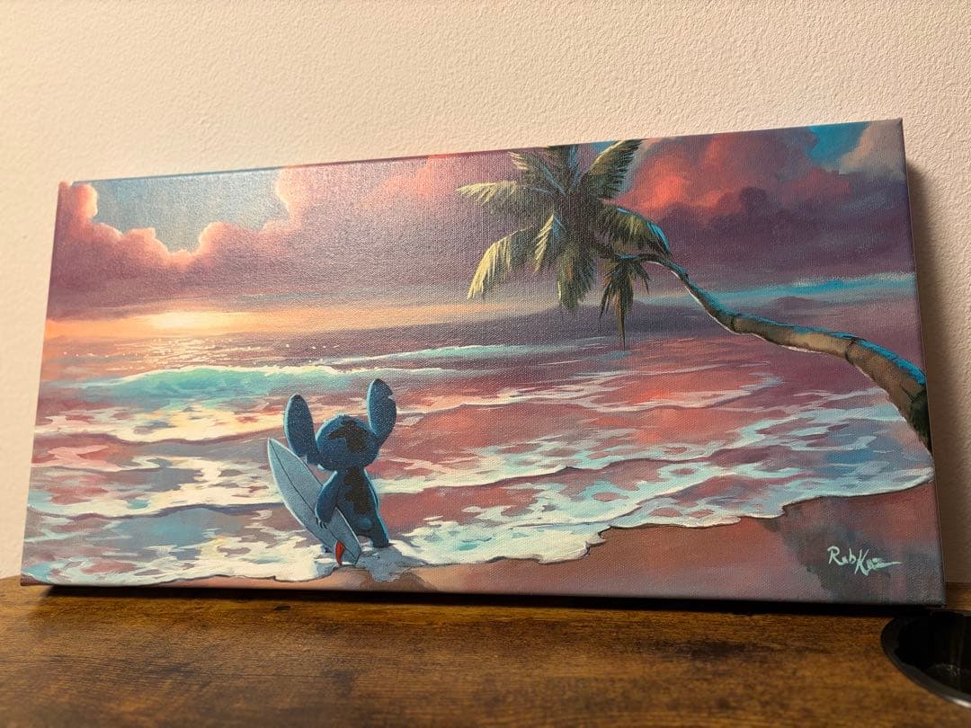 スティッチ Disney Fine Art 証明書付き