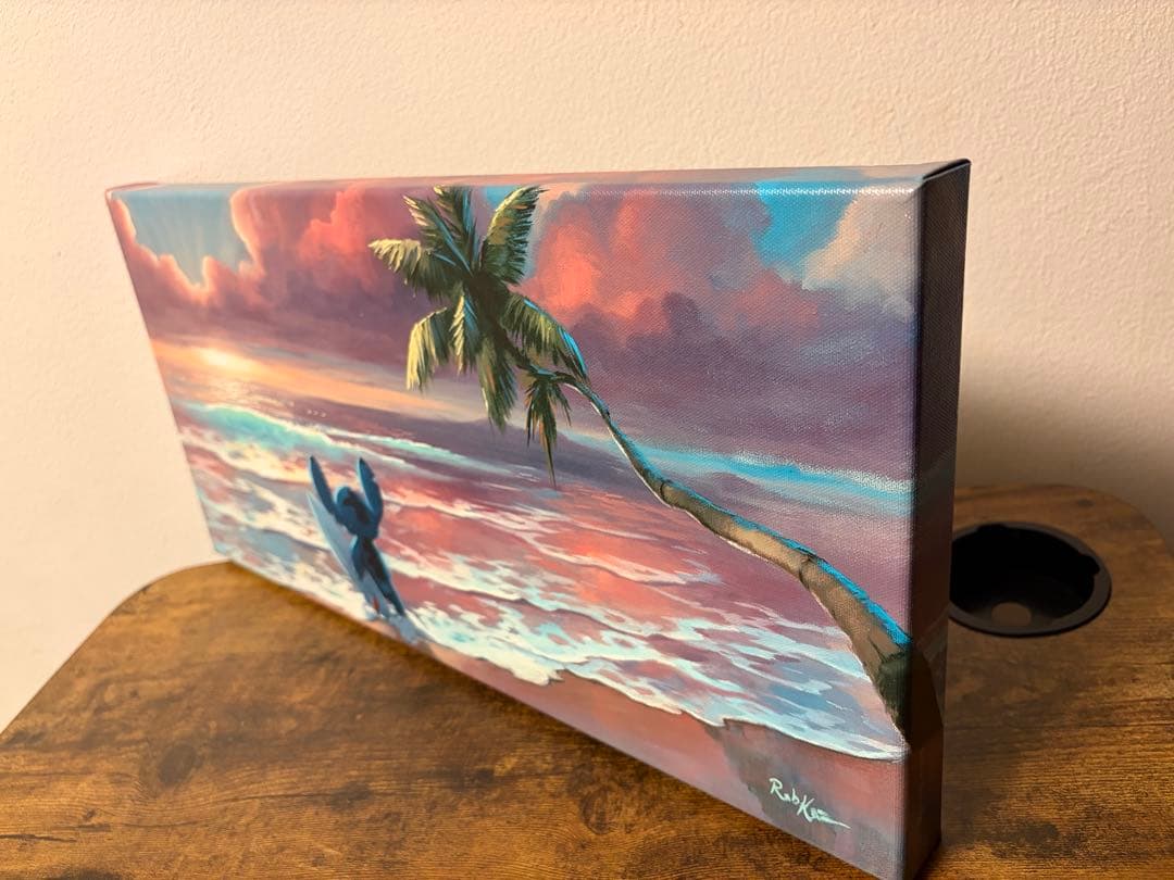 スティッチ Disney Fine Art 証明書付き