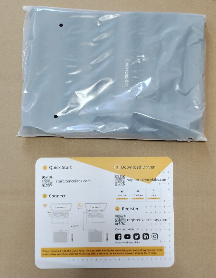 XENCELABS ペンタブレット Small　BPH0812W-A-BKS
