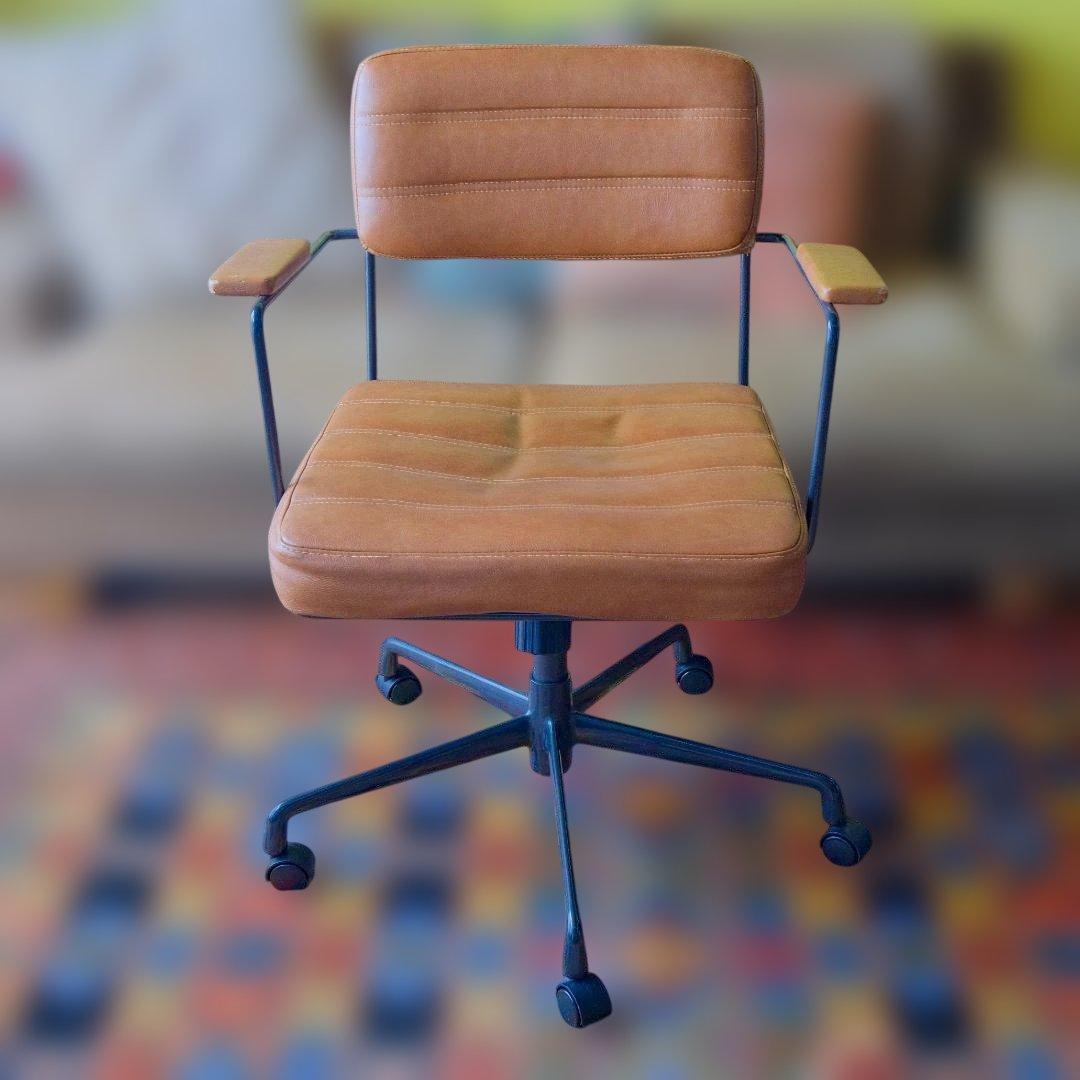 CRASH GATE コックス デスクチェア [PU-CAMEL]