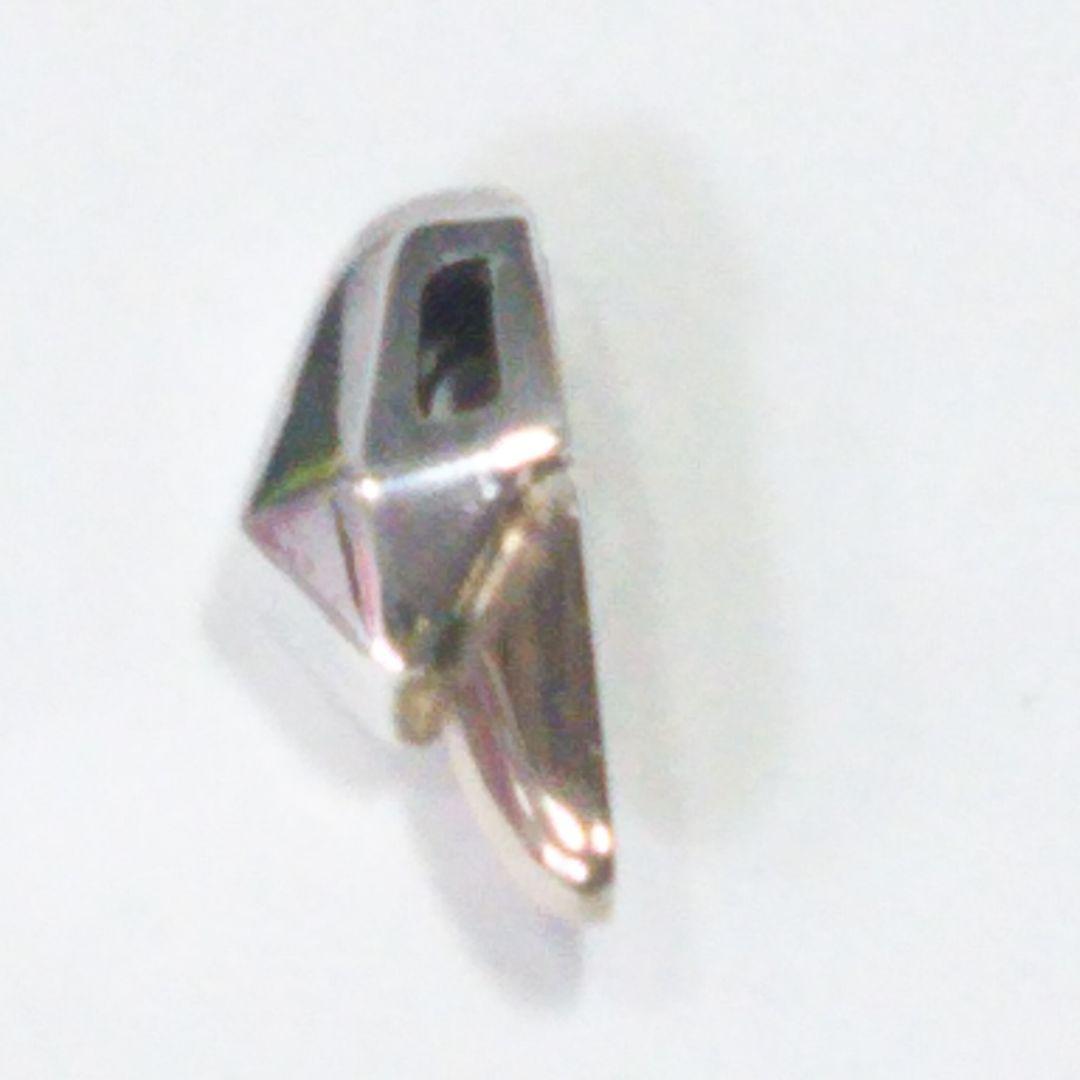 シルバーアクセサリー 　ハンドメイド 唐草 ペンダントトップ  ピンクシルバー