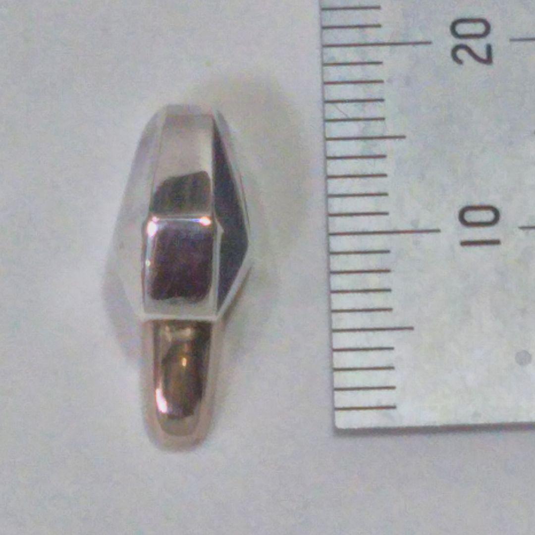 シルバーアクセサリー 　ハンドメイド 唐草 ペンダントトップ  ピンクシルバー