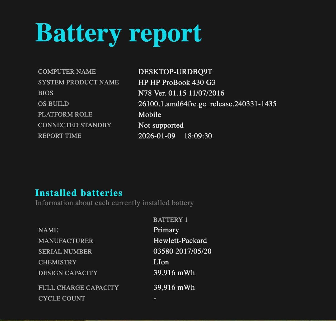 良好な状態、HP ProBook 430 G3、8GB、128GB SSD