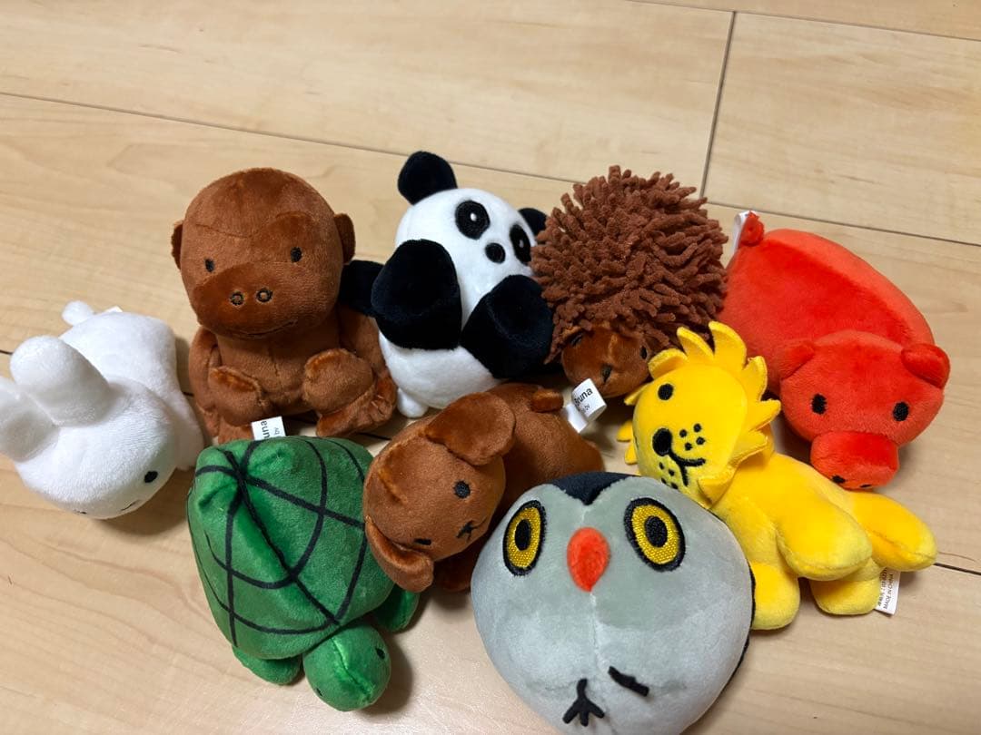 【美品】ブルーナアニマルズむにゅぐるみ 9個セット