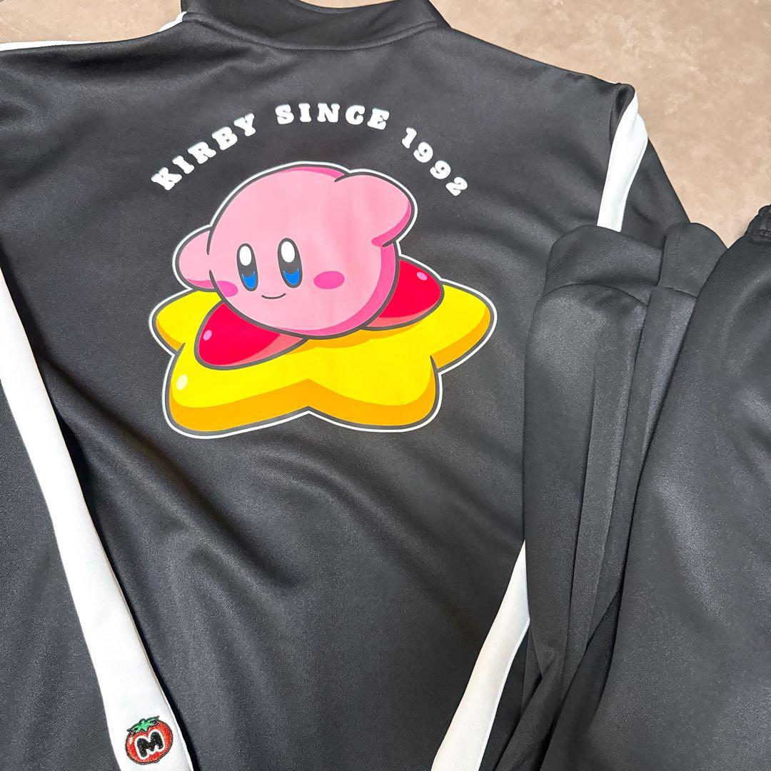 【新品未使用】サイズ違い　星のカービィ　トラックジャージ　上L 下LL ブラック