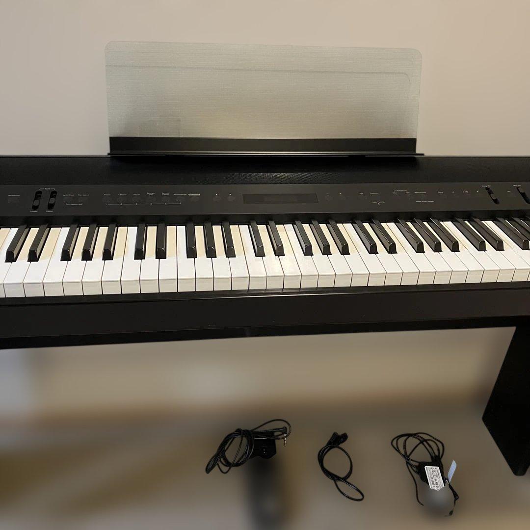 Roland FP-90X-BKブラック ピアノ88鍵盤 スタンド・ペダルセット