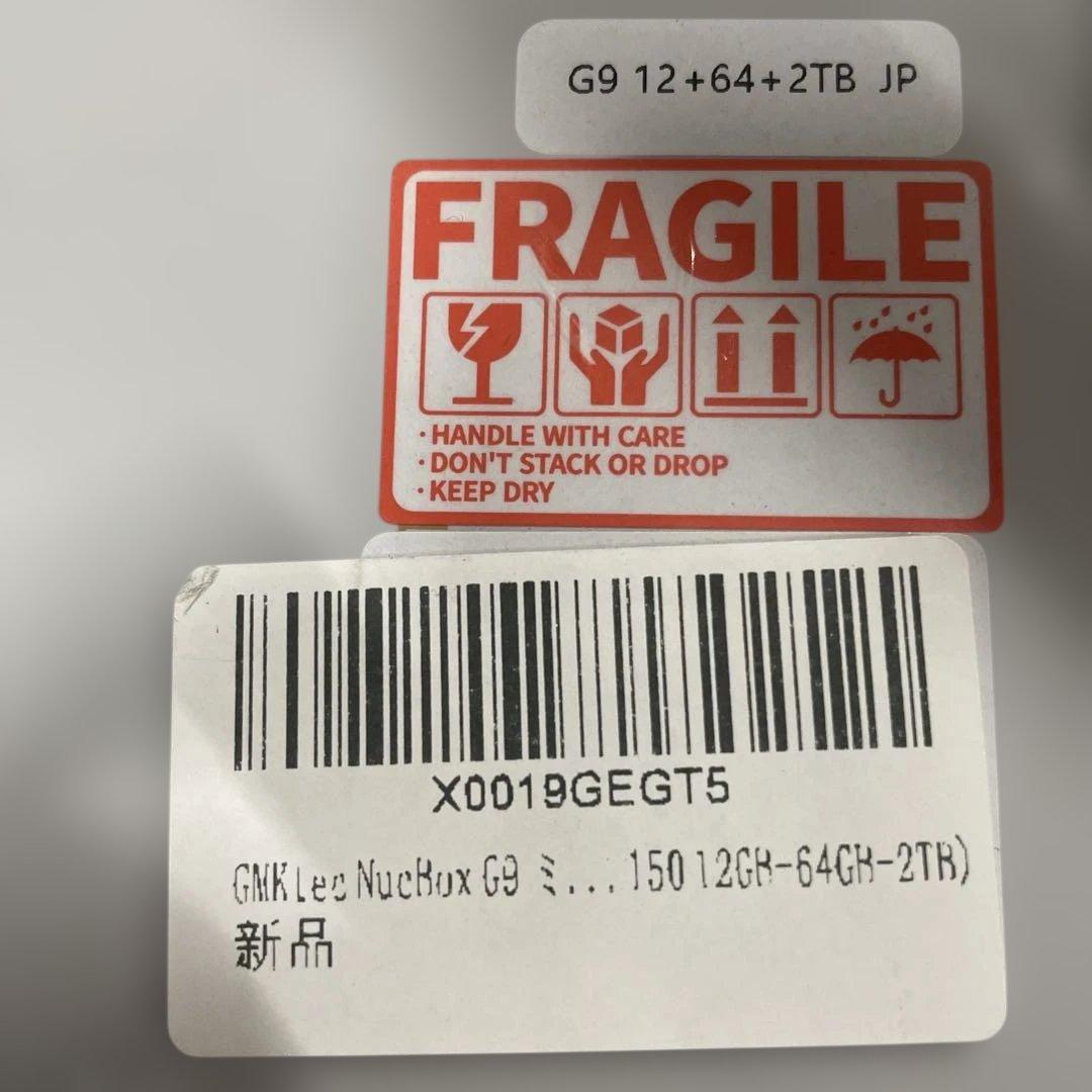 GMKtec Nucbox G9 ミニ PC 12+64+2TB