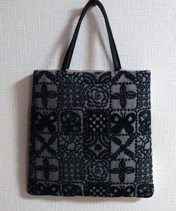 ミナペルホネン　パッチワーク　foresttileミニトートバッグ