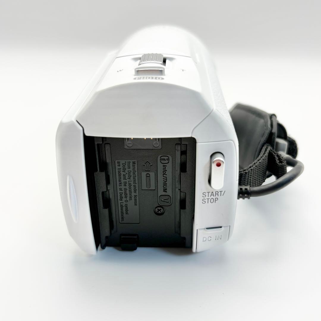 【美品】SONY HDR-CX680 ビデオカメラ 白 2024年製　ホワイト