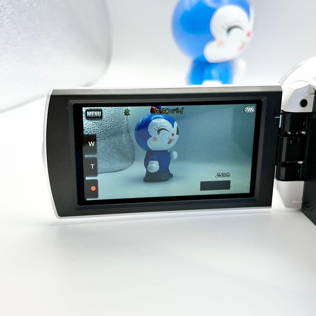 【美品】SONY HDR-CX680 ビデオカメラ 白 2024年製　ホワイト