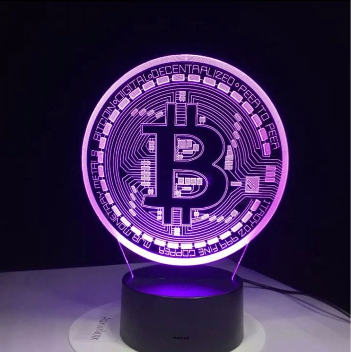 【数量限定】　ネオンのように輝く仮想通貨✴︎ ビット　ＬＥＤ　【残りわずか】