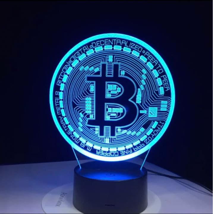 【数量限定】　ネオンのように輝く仮想通貨✴︎ ビット　ＬＥＤ　【残りわずか】