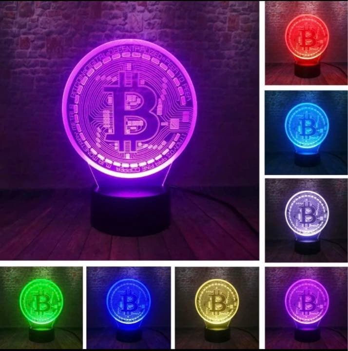 【数量限定】　ネオンのように輝く仮想通貨✴︎ ビット　ＬＥＤ　【残りわずか】
