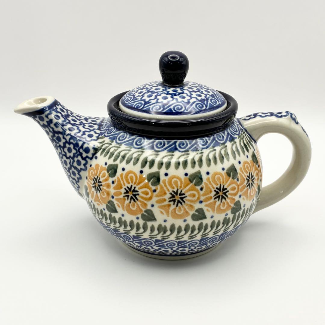 CERAMICA ARTYSTYCZNA ティーポット カップ 花柄 ポーランド