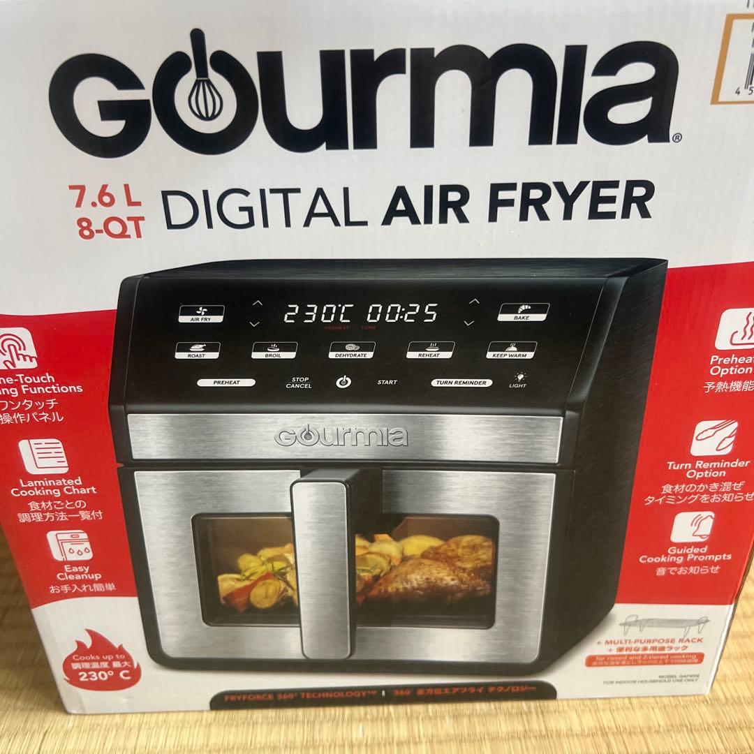 Gourmia デジタルエアフライヤー 7.6L