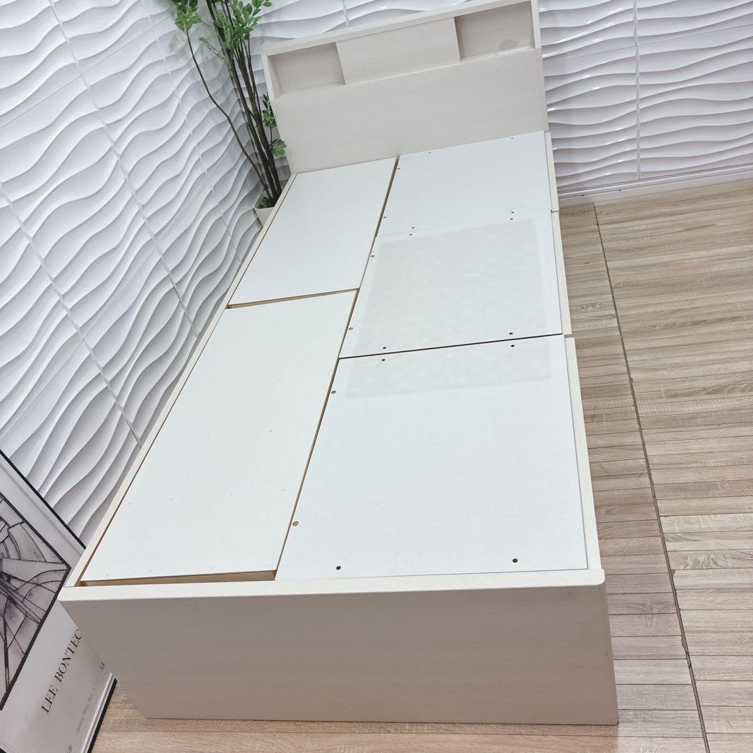 ◇大阪府神戸市配達料無料！◇ニトリ◇ベッドフレーム◇収納コンセント付◇シングル◇